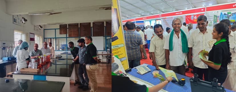 Green Collar team interacting with customers